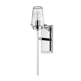Sleek Alton Chrome Wall Light with Industrial Charm