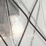 Argyle Outdoor Lantern Wall Light in Weathered Zinc Finish