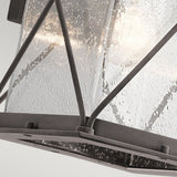 Argyle Outdoor Lantern Wall Light in Weathered Zinc Finish