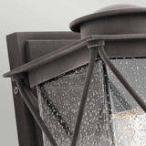 Vintage Argyle Weathered Zinc Outdoor Lantern Wall Light