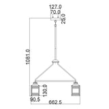 Ashland Bay 5-Light Burnished Bronze Outdoor Chandelier