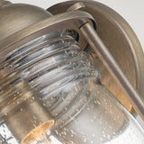 Ashland Bay Large Outdoor Wall Lantern in Burnished Bronze