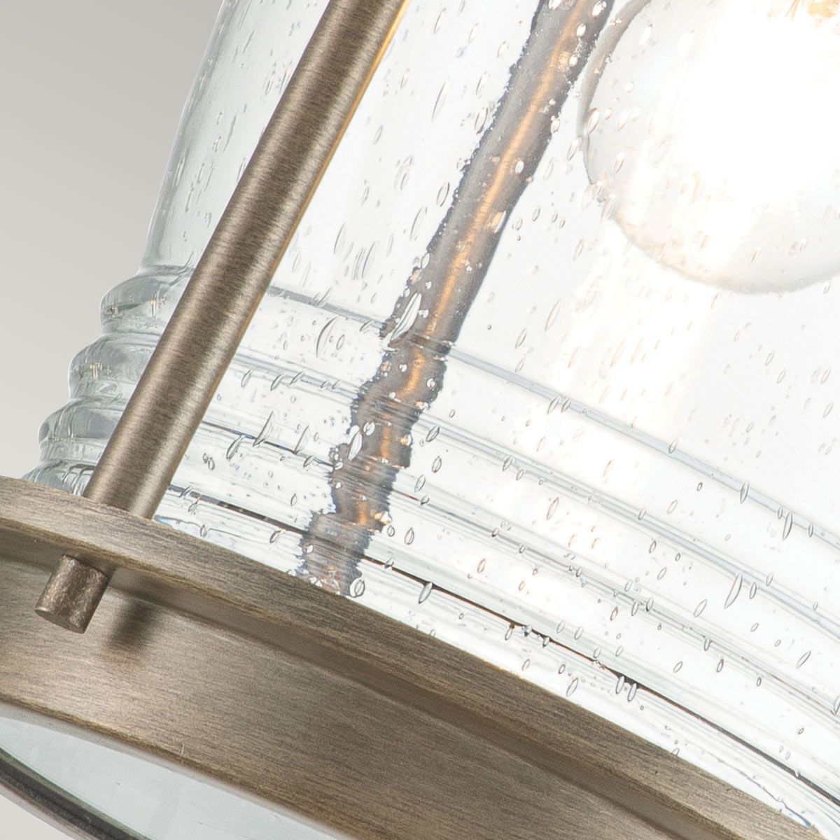 Ashland Bay Large Outdoor Wall Lantern in Burnished Bronze