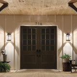 Ashland Bay Large Outdoor Wall Lantern in Burnished Bronze