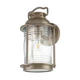 Ashland Bay Large Outdoor Wall Lantern in Burnished Bronze