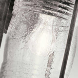 Ashland Bay Vintage-Style Wall Lantern with Seeded Glass