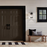 Ashland Bay Vintage-Style Wall Lantern with Seeded Glass