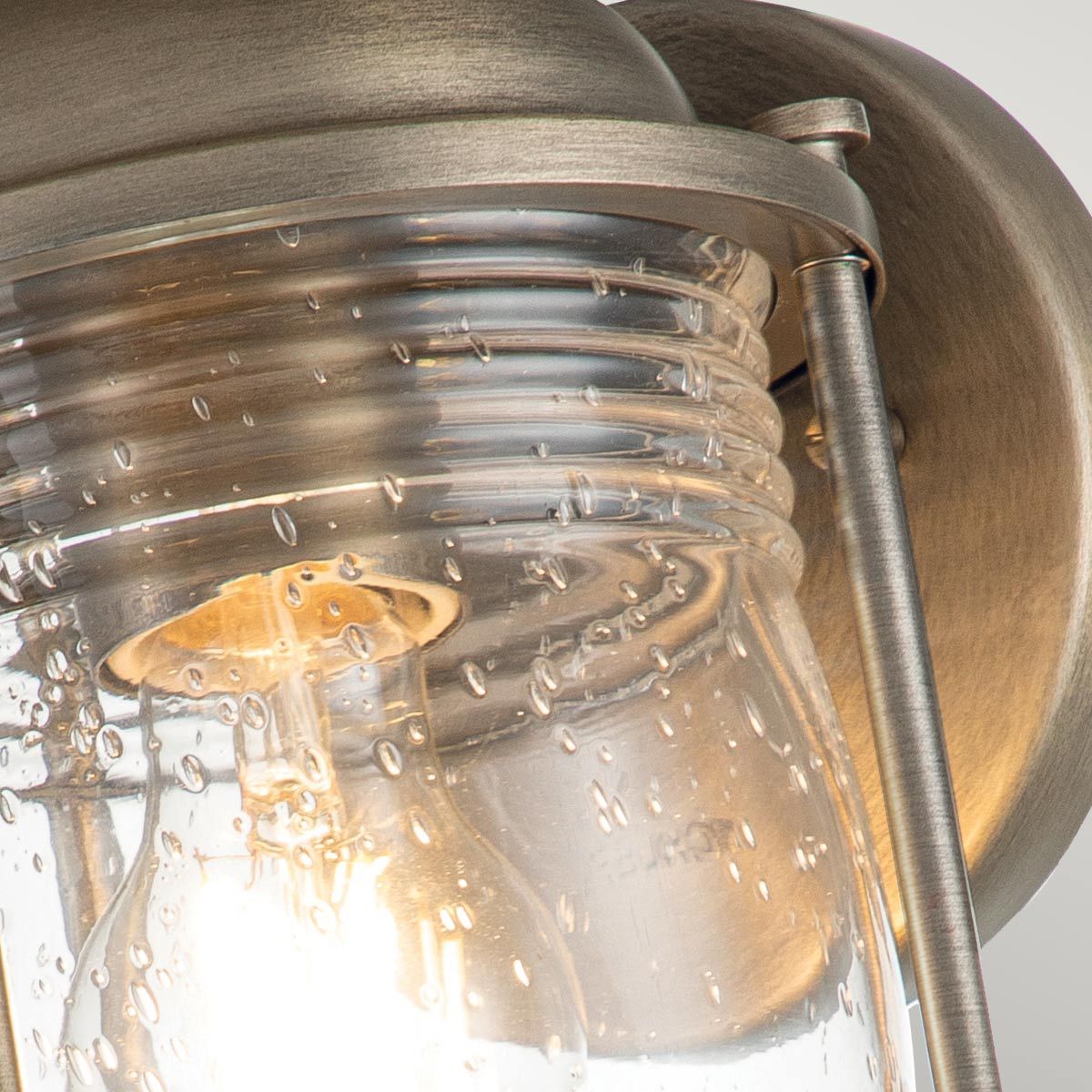Burnished Bronze Charm: Ashland Bay Outdoor Wall Lantern