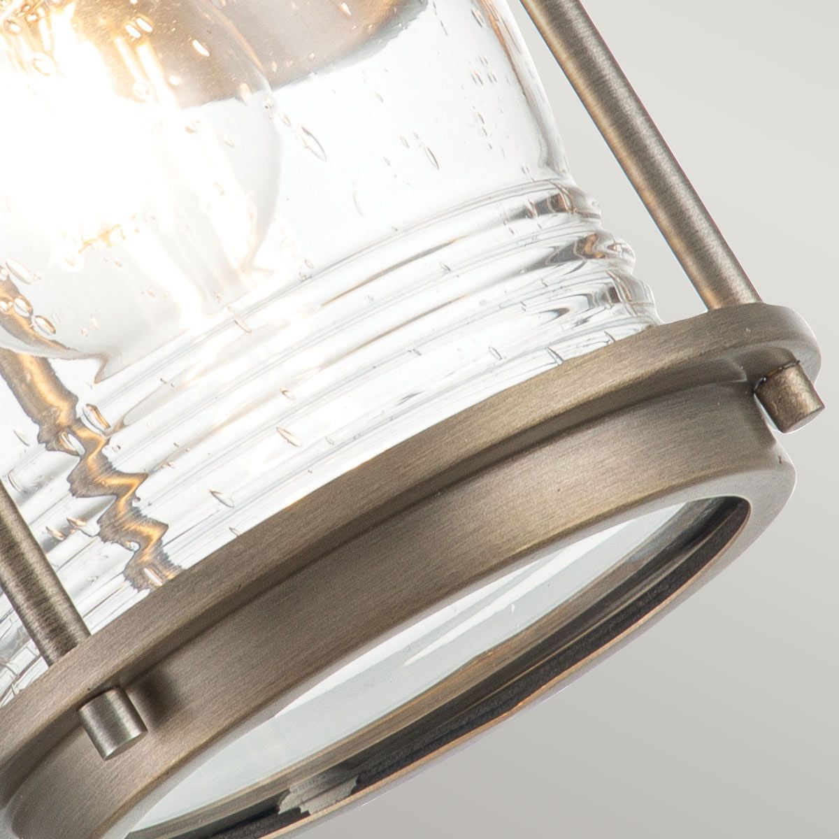 Burnished Bronze Charm: Ashland Bay Outdoor Wall Lantern