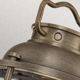 Ashland Bay Outdoor Pedestal Lantern in Burnished Bronze