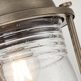 Ashland Bay Outdoor Pedestal Lantern in Burnished Bronze