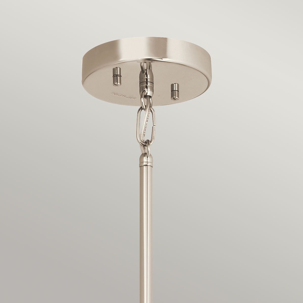 Aster Trio Orb Pendant in Polished Nickel