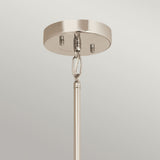 Aster Trio Orb Pendant in Polished Nickel