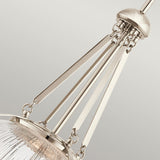 Aster Trio Orb Pendant in Polished Nickel