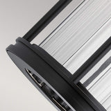 Barras Classic 1-Light Black Outdoor Wall Lantern