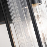 Barras Classic 1-Light Black Outdoor Wall Lantern