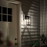 Barras Classic 1-Light Black Outdoor Wall Lantern