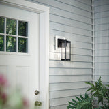 Barras Classic 1-Light Black Outdoor Wall Lantern