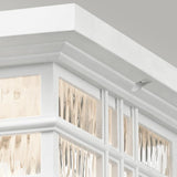 Beacon Square Outdoor Flush Mount Light Fixture