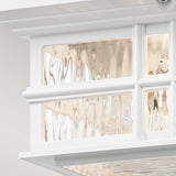 Beacon Square Outdoor Flush Mount Light Fixture