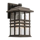 Craftsman-Inspired Bronze Outdoor Wall Lantern