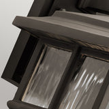 Craftsman-Inspired Bronze Outdoor Wall Lantern