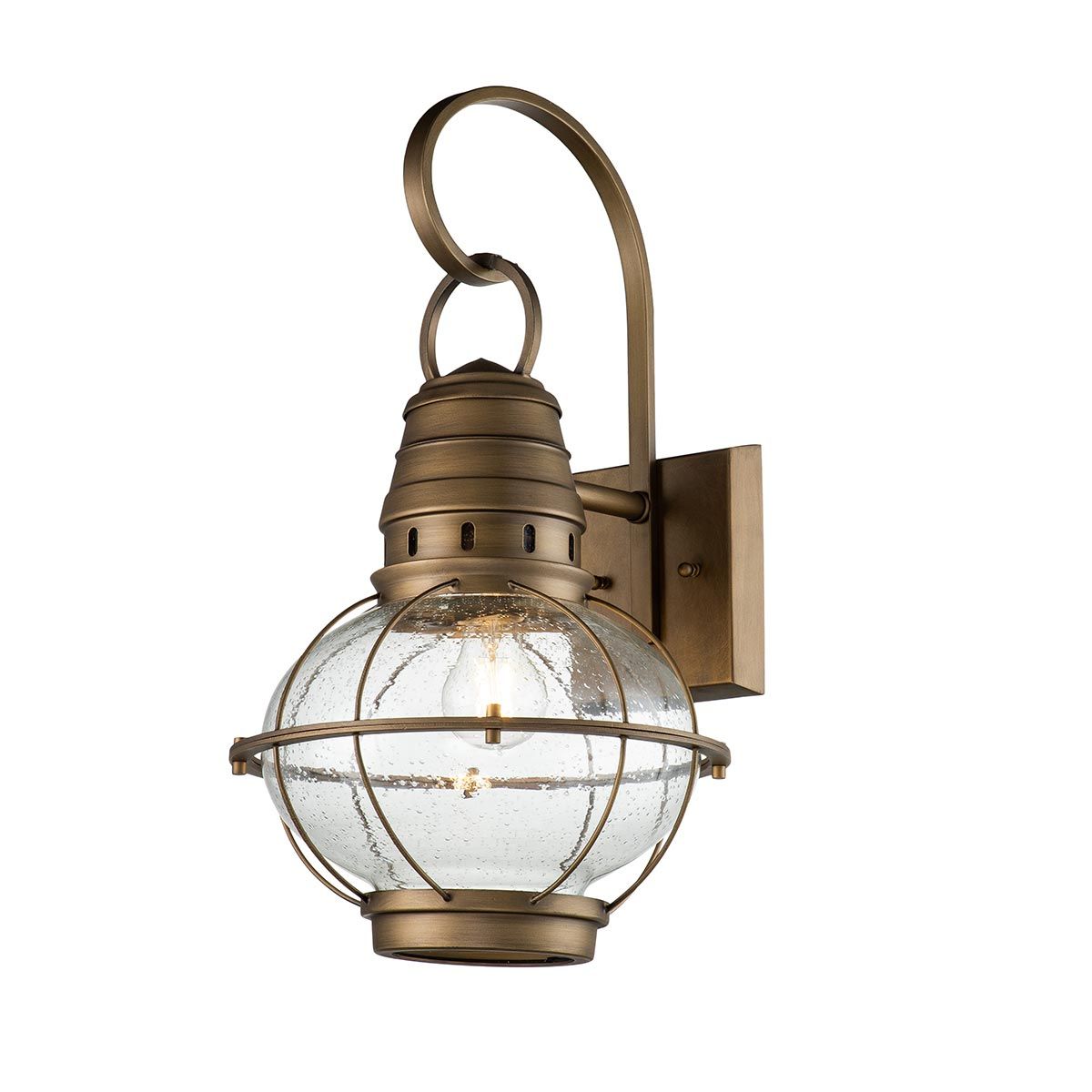 Bridgepoint Nautical Exterior Brass Wall Lantern