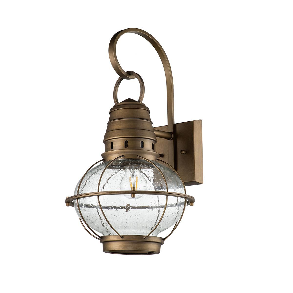 Bridgepoint Nautical Exterior Brass Wall Lantern