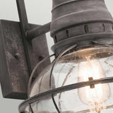 Weathered Zinc Nautical Wall Lantern