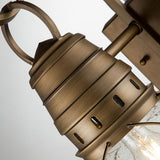 Bridgepoint Medium Brass Outdoor Wall Lantern