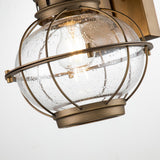 Bridgepoint Medium Brass Outdoor Wall Lantern