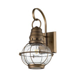 Bridgepoint Medium Brass Outdoor Wall Lantern