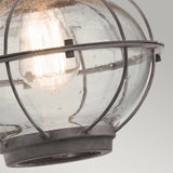 Bridge Point Nautical Wall Lantern with Seeded Glass