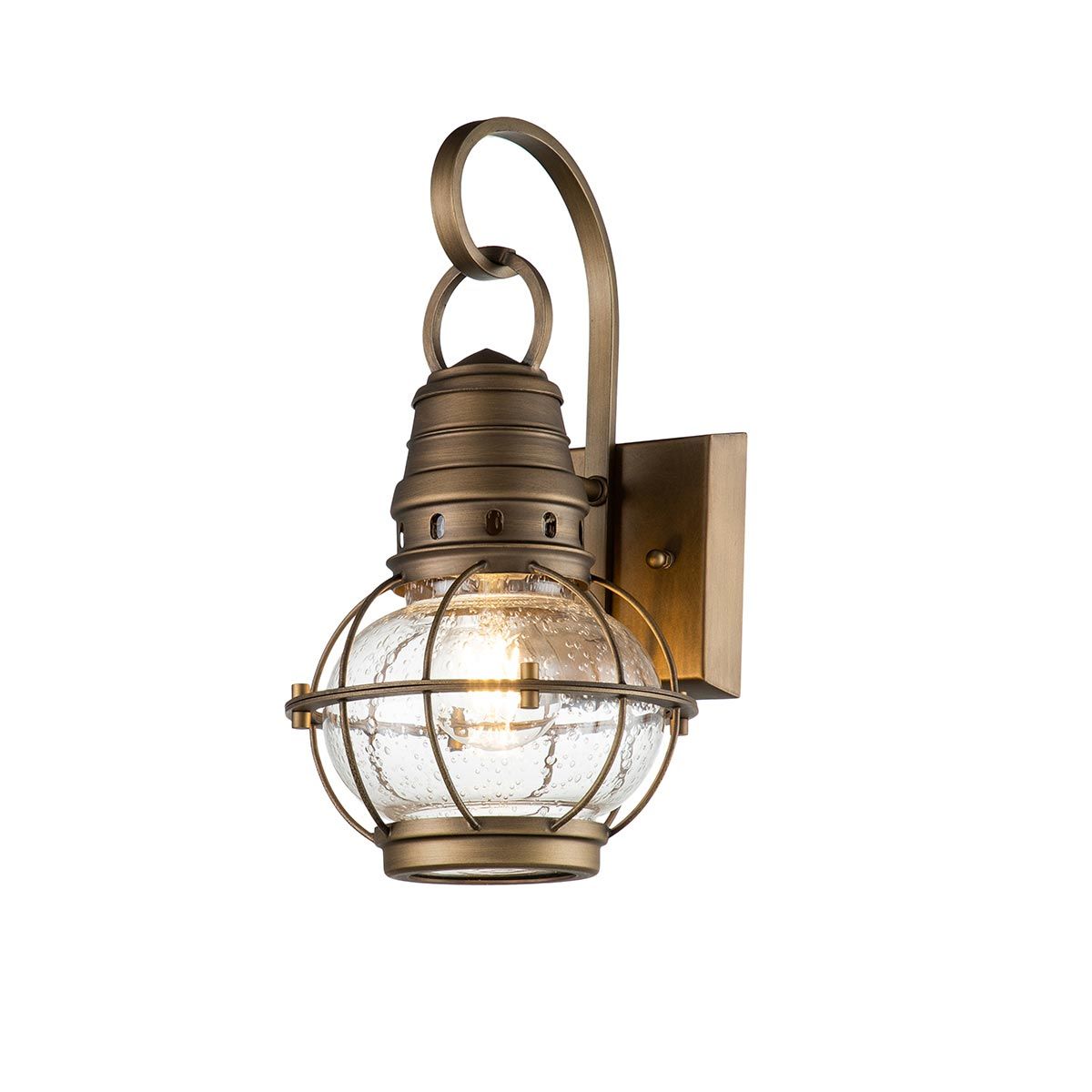 Bridgepoint Nautical Brass Exterior Wall Lantern