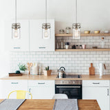 Brinley Brushed Nickel 3-Light Vintage Mini Pendant