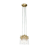 Brinley Vintage Canning Jar Pendant Light in Brushed Brass