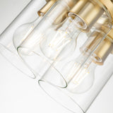 Brinley Vintage Canning Jar Pendant Light in Brushed Brass