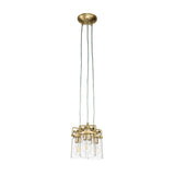 Brinley Vintage Canning Jar Pendant Light in Brushed Brass