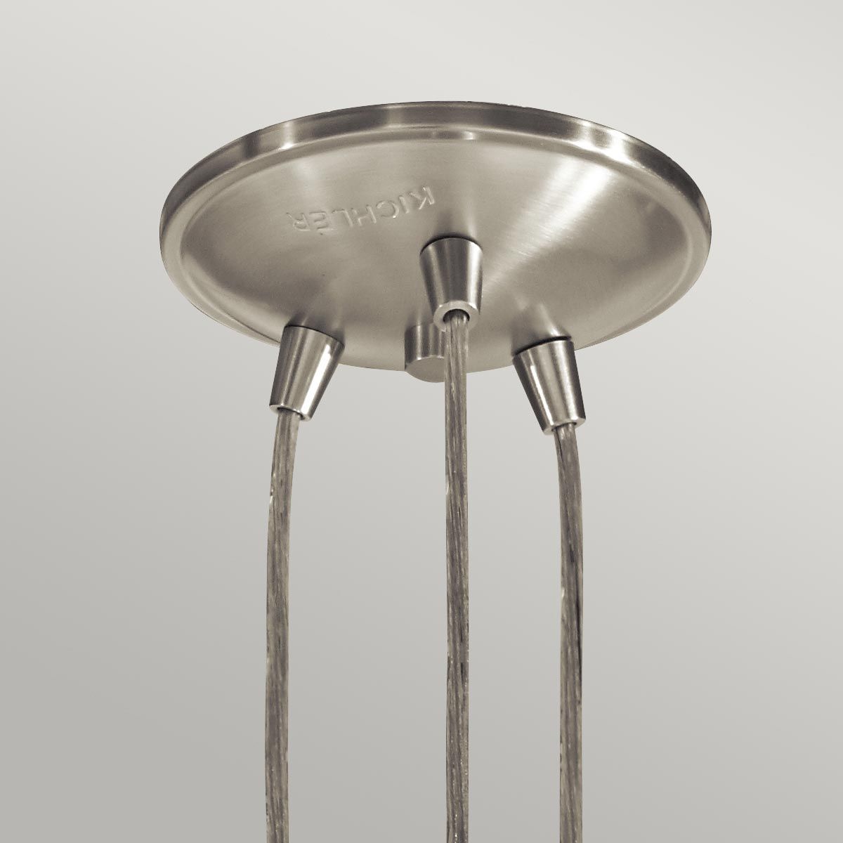 Brinley 3-Light Rustic Brushed Nickel Pendant Fixture