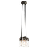 Brinley Rustic Mason Jar Pendant Light Cluster