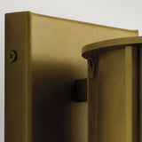 Camillo 1lt Medium Wall Lantern Painted Natural Brass