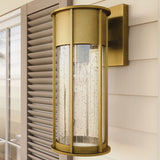 Camillo 1lt Medium Wall Lantern Painted Natural Brass