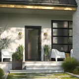 Camillo 1lt Medium Wall Lantern Painted Natural Brass