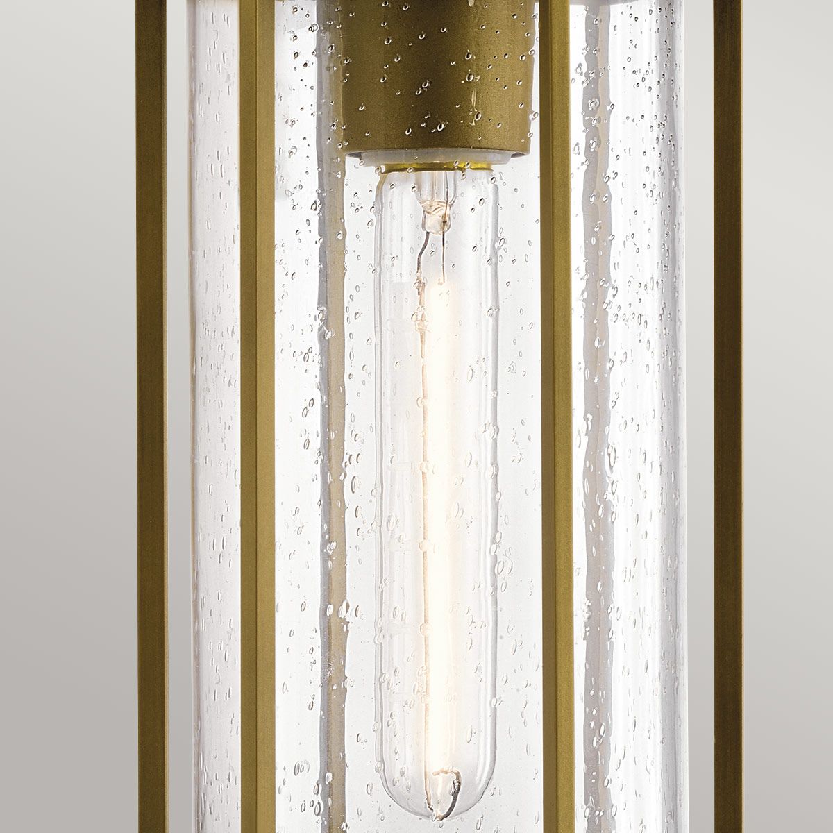 Camillo 1lt Outdoor Pendant Painted Natural Brass