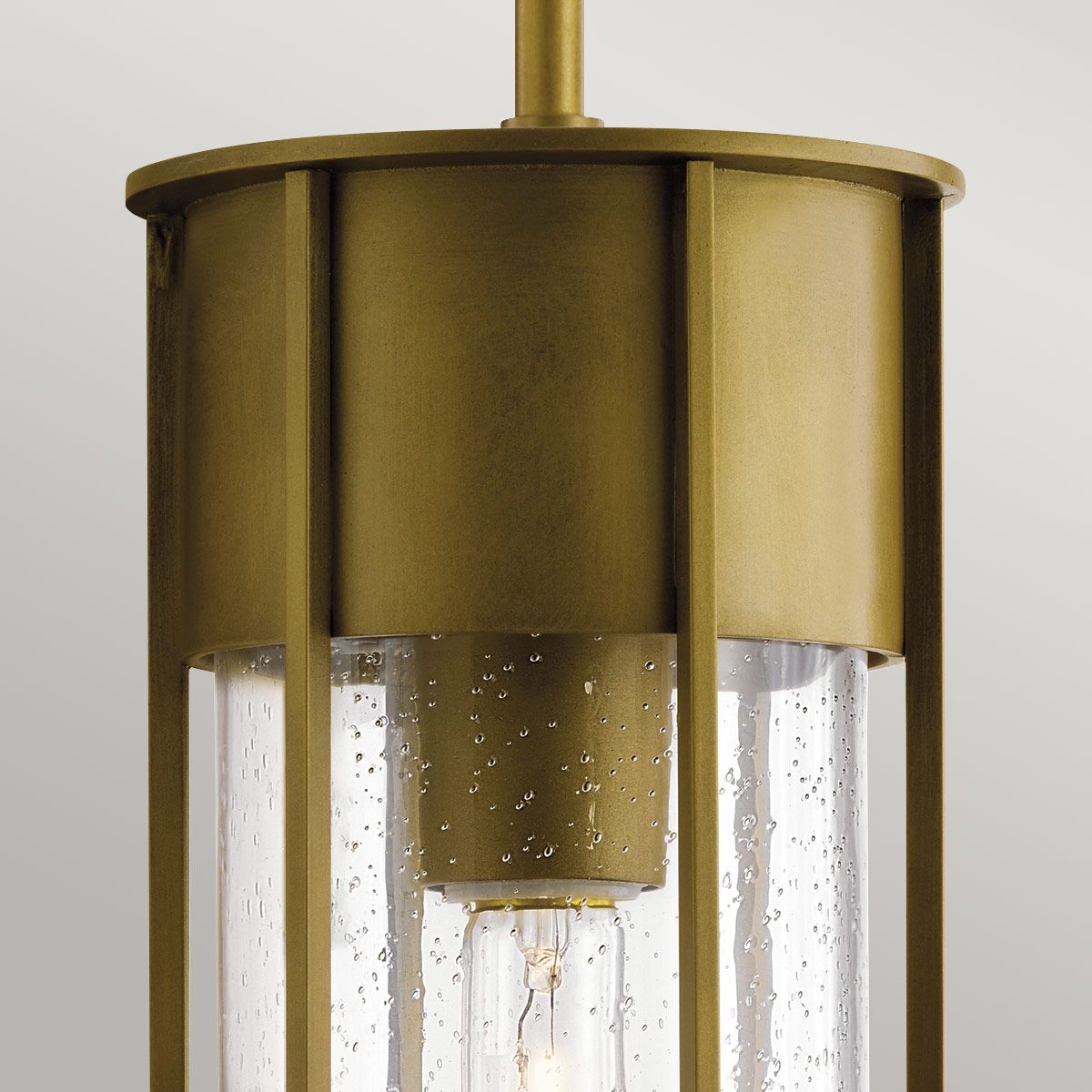 Camillo 1lt Outdoor Pendant Painted Natural Brass