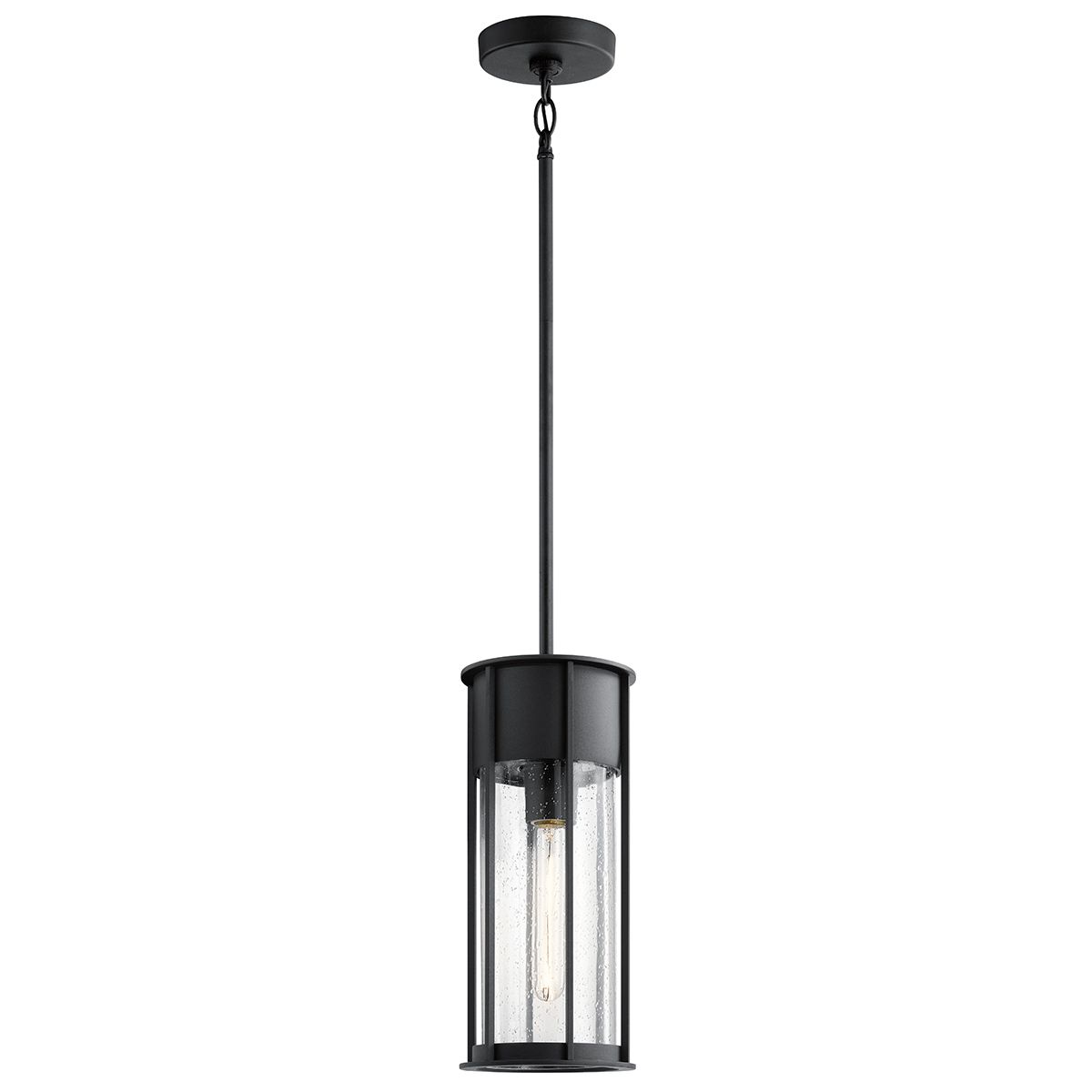Camillo 1lt Outdoor Pendant Textured Black