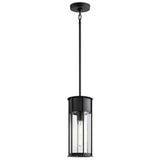Camillo 1lt Outdoor Pendant Textured Black