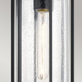 Camillo 1lt Outdoor Pendant Textured Black