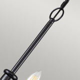Capitol Hill 12lt Chandelier Black
