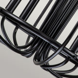 Capitol Hill 12lt Chandelier Black